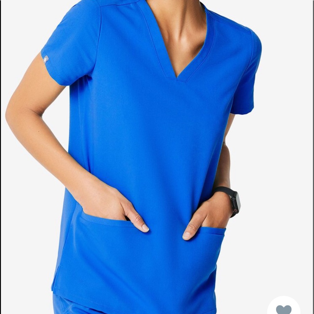 Royal blue figs scrub tops. Just didn’t like the style top.